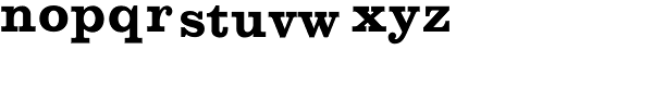 Clarendon618 Font LOWERCASE