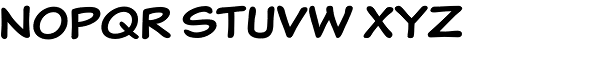 Classic Comic Font UPPERCASE