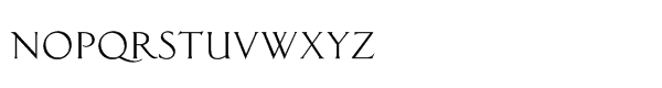 Classic Roman™ Regular Font LOWERCASE