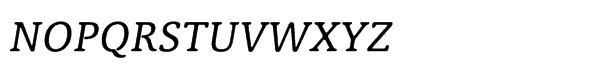 Classic XtraRound Std Italic Font UPPERCASE