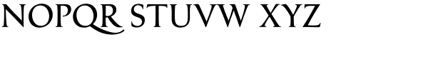 Classica Gallic Normal Font UPPERCASE