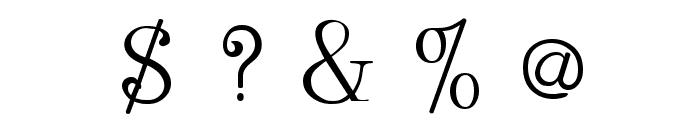 Classica-Roman Regular Font OTHER CHARS