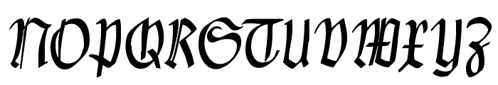 Clausewitz-Fraktur Font UPPERCASE