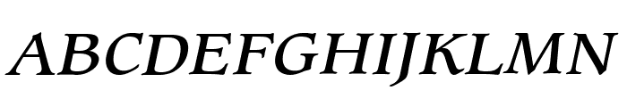 Clayton Wide Italic