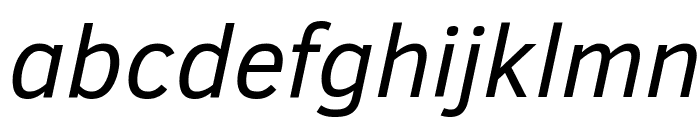 Clear Sans Italic Font LOWERCASE