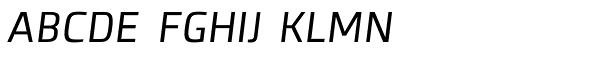 Clio Regular Italic Font UPPERCASE