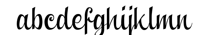 Clipper Script Fat [Personal Use] Font LOWERCASE