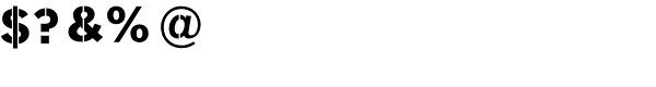 Clobber Grotesk Stencil Bold Font OTHER CHARS