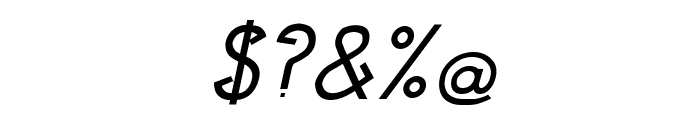Clocker Bold Italic Font OTHER CHARS