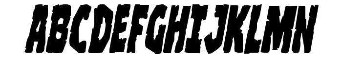 Clubber Lang Italic Font UPPERCASE