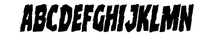 Clubber Lang Rotalic Font LOWERCASE