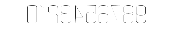 CNC Vector Mirror Font OTHER CHARS