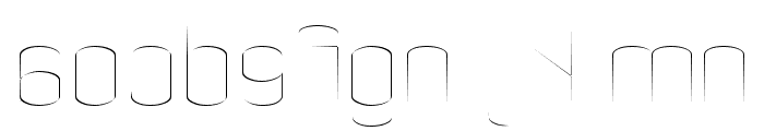 CNC Vector Mirror Font LOWERCASE