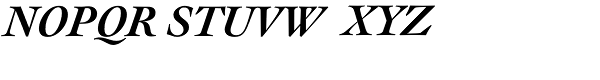 Cochin Bold Italic Font UPPERCASE