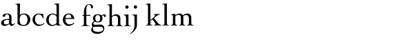 Cochin Medium Font LOWERCASE