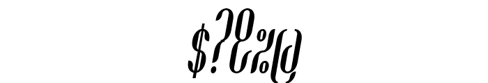 Coco-BoldCondensedItalic Font OTHER CHARS