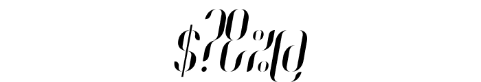 Coco-Italic Font OTHER CHARS