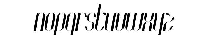 Coco-Italic Font LOWERCASE