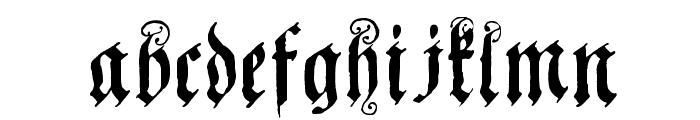 Coelnische Current Fraktur OsF Font LOWERCASE