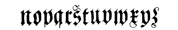 Coelnische Current Fraktur OsF Font LOWERCASE
