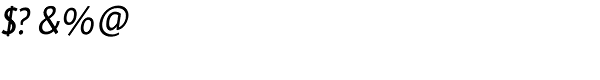 Coeval-Expert Italic Font OTHER CHARS
