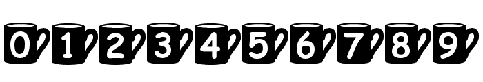 Coffee  Mugs Font OTHER CHARS