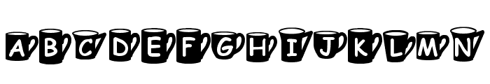 Coffee  Mugs Font LOWERCASE