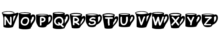 Coffee  Mugs Font LOWERCASE