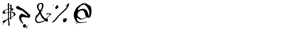 Collateral Damage Font OTHER CHARS