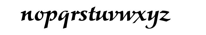 Colombine Bold OT Pro Font LOWERCASE