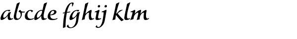 Colombine Pro-Medium Font LOWERCASE