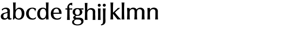 Columbia Serial Medium Font LOWERCASE