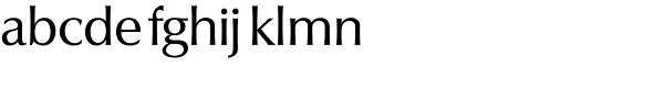 Columbia Serial Font LOWERCASE