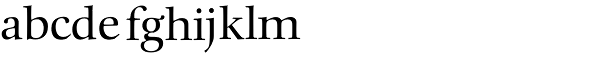 Comenius Pro Regular Font LOWERCASE