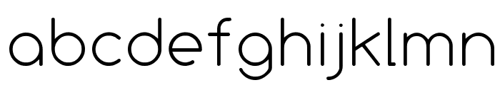 Comfortaa-Light Font LOWERCASE