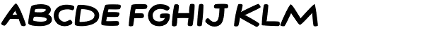 ComicTalk Bold Font LOWERCASE