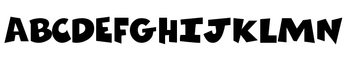 Comics Regular Font UPPERCASE