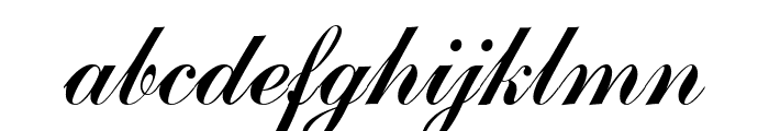 CommScriptTT Font LOWERCASE
