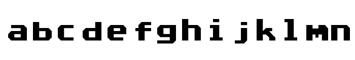 Commodore 64 Angled Font LOWERCASE