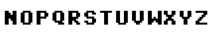 Commodore 64 Pixeled Font UPPERCASE
