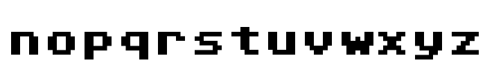 Commodore 64 Pixelized Font LOWERCASE