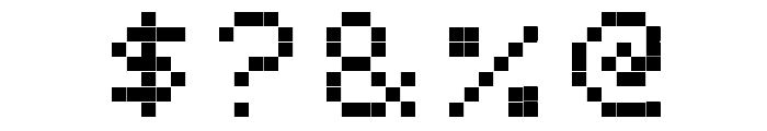 Commodore PET Font OTHER CHARS