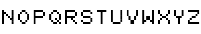 Commodore PET Font UPPERCASE