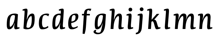 Communist Italic Font LOWERCASE
