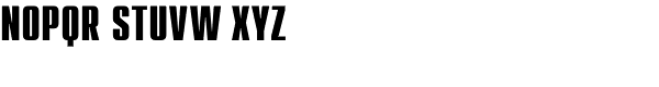 Compact Bold Font UPPERCASE