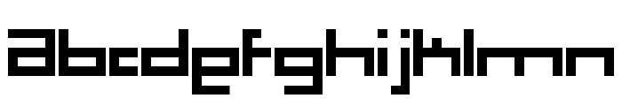 Computer Aid Light Font LOWERCASE