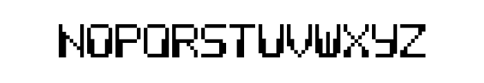 Computer Pixel-7 Font UPPERCASE