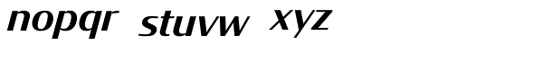 Condor Medium Italic Font LOWERCASE