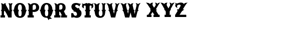 Conestoga Black Font UPPERCASE