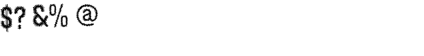Conference Call BH Line Two Font OTHER CHARS